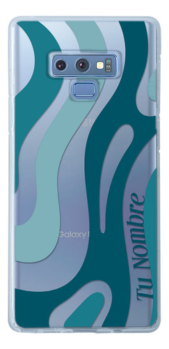 Funda Para Galaxy Para Mujer Curvas Aqua Con Tu Nombre