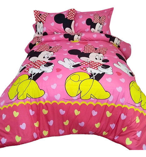 Cubrelecho Infantil + Juego De Sabanas Cama Sencilla