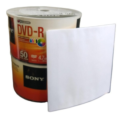 Dvd Virgen Sony -r 16x X 100 Print Ink Jet +100 Sobres Papel