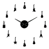 Reloj De Pared Grande De Bricolaje Para Sala De Música, Relo
