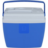 Caixa Termica Cooler 12l Azul Bebidas Com Porta Copo Bel