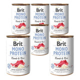 Alimento Perro Brit Care Mono Protein Cordero Arroz 6 Un. Np