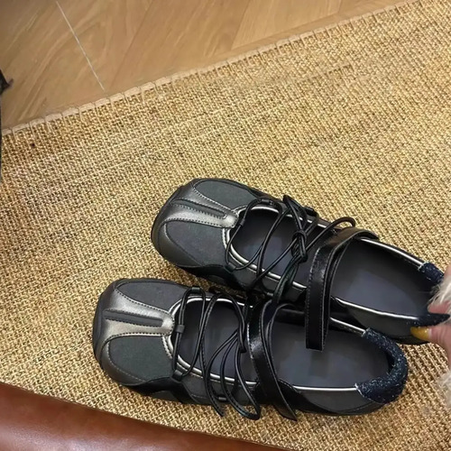 Zapatos Mary Jane Para Mujer, Con Lazo, Para Entrenamiento Casual