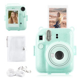 Rieibi Funda Transparente Compatible Con Fuji Instax Mini 12