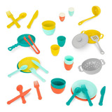 Set De Cocina Infantil Juguete 33 Piezas Mini Chef Battat