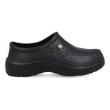 Zapatos Antideslizantes Marca Evacol Ref 080 Negro Blanco