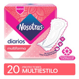 Protectores Diarios Nosotras Multiestilo 20u Pack 6
