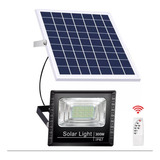 Foco 300w Exterior Ip67+ Panel Solar + Control Remoto