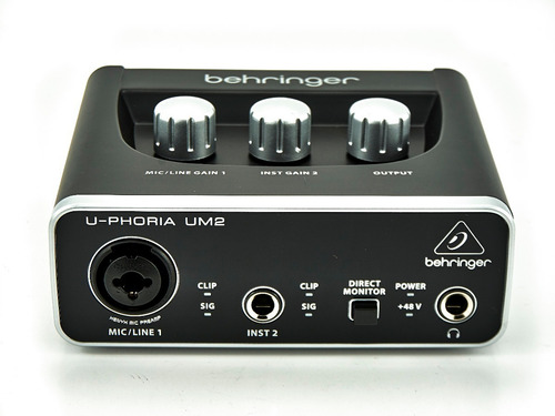 Placa De Audio Sonido Interface Behringer Um2 Usb 