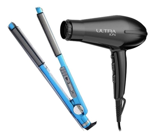 Secador De Pelo Gama Ultra Ion + Planchita Babyliss 4081