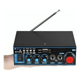 Mini Amplificador Bluetooth Digital Hifi 2ch, Color Negro. 