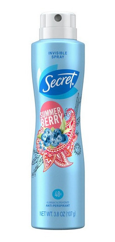 Desodorante Y Antitranspirante Secret Invisible En Spray