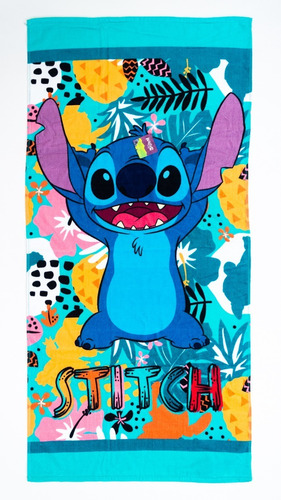 Toalla Oficial De Disney Lilo & Stitch, 100% Algodón Hilasal