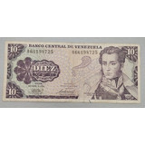 Billete Venezuela 10 Pesos Estado Muy Bueno. 8