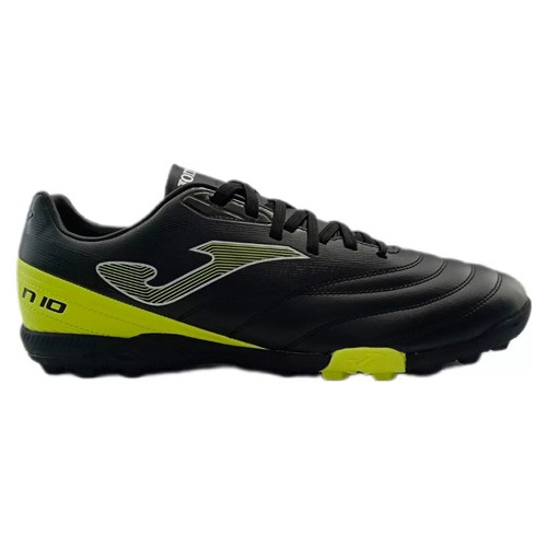 Tenis Futbol Rapido Joma N-10 2331 Turf Negro/fluor