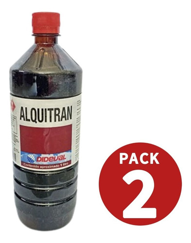 Alquitran Botella 1lt Pack 2 Unidades Dideval