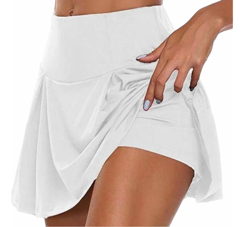 10 Falda Short Holgada Tenis Colores Deportiva Dama