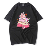 Bonita Camiseta Algodón Estampado Kirby Snorlax Durmiendo