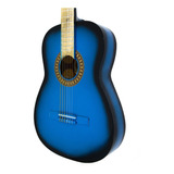 Guitarra Acústica Clásica Cuerdas De Nylon Cl1-azul Msi