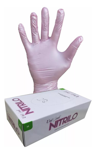 Guantes De Nitrilo Metálicos Uniseal Texturizado Sin Polvo