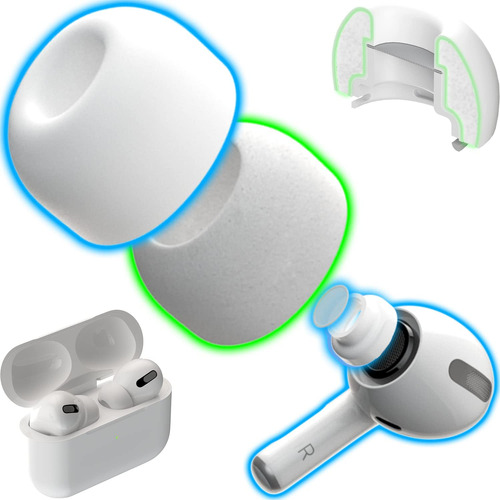 Almohadillas Para Auriculares AirPods Pro, 3 Pares/silicona