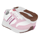 Tenis Casuales Niña Levi´s 407630013 Simipiel Blanco