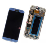 Pantalla Lcd Y Touch Samsung S7 Edge Azul Coral