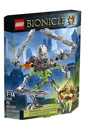 Kit De Construcción Lego Bionicle 70792 Para Cortar Calavera