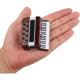 Instrumento Musical Miniatura Seewoo, Acordeón 7 Cm