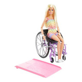 Barbie Fab Muñeca Fashionista Silla De Ruedas Morada