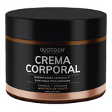 Crema Corporal Humectante  Quotidien Essential Con Manteca De Karite - No Grasosa - 90% Ingredientes Naturales - Todo Tipo De Piel - 450gr