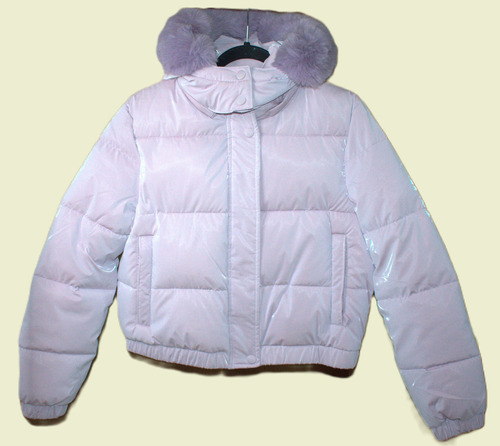 Campera Puffer Aterciopelada