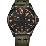 Reloj De Cuero Original Para Hombre Stuhrling - Reloj De Avi