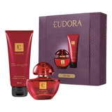 Kit Presente Eudora Vermelho Rouge Edp Eau De Parfum