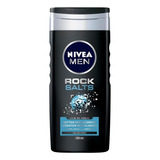 Nivea Men Gel De Ducha Sales De Roca 250 Ml - Pack De 4