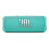 Alto-falante Jbl Flip 6 Jblflip6 Portátil Com Bluetooth Waterproof Azul-turquesa 