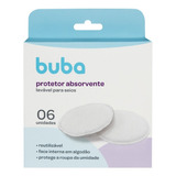 Absorventes Laváveis Protetor Seios Amamentação Kit 6 Buba