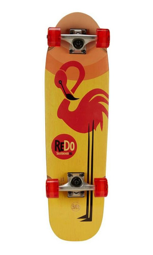 Patineta Tabla Skate Redo Zodiac Prem. Cruiser Yellow Mingo