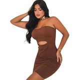 Vestido Curto Feminino Anarruga Com Bojo Tomare Que Caia Top