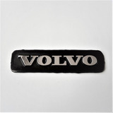 Emblema Volvo Placa Fondo Negro Auto Camioneta Camion 