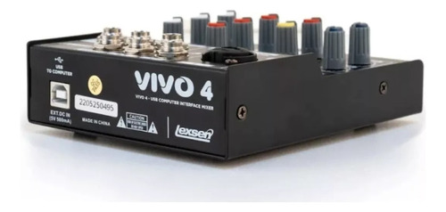 Excelente Consola De Sonido Mixer Vivo 4 Lexsen 