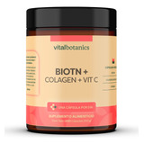 Biotina Pura + Colágeno Hidrolizado 200 Caps | Vitalbotanics