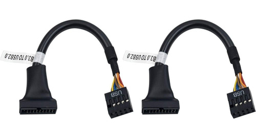 Header Usb 3.0 A Usb 2.0, 19 Pin Usb3.0 Macho A 9 Pin Usb2.0