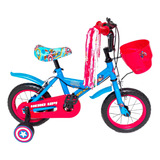 Bicicleta Infantil Disney 7124 Rodado 12 Capitan America