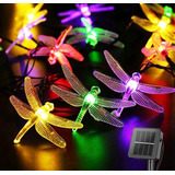 Luces Libelula Solar De Navidad Forma 6 Mt