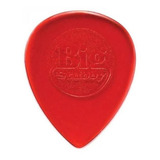 Palhetas P/ Guitarra Big Stubby 1mm Pct C/24 475r1.0 Dunlop Cor Vermelho