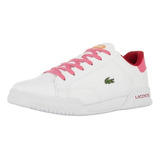 Tenis Lacoste Twin Serve Pink Para Mujer