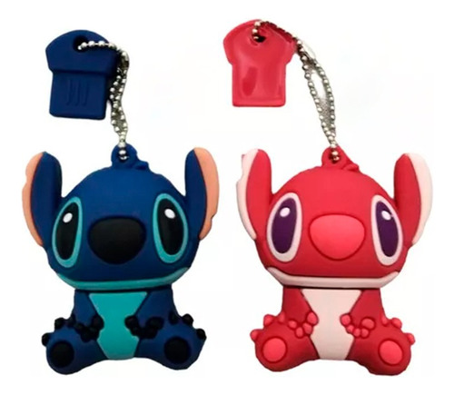 Memoria Usb 128gb Figura Stitch, Nuevas Garantizadas. Color Stitch Azul