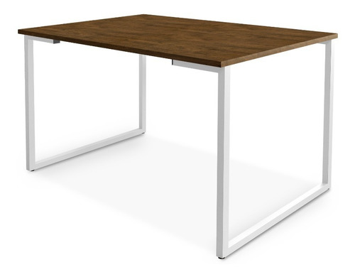 Mesa De Jantar Industrial 1,20 X 0,80 Pé Branco