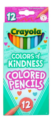 Lápices De Color Crayola Colors Of Kindness 12pzs Importados